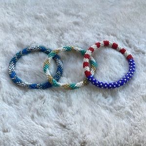 Lily & Laura bracelets ~ set of 3